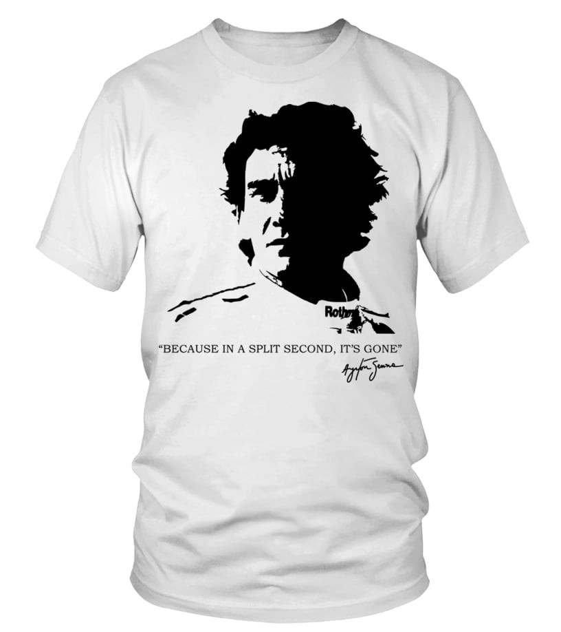 Ayrton Senna Shirt McLaren Team F1 T-Shirt Basketball Fan Gift Ideas
