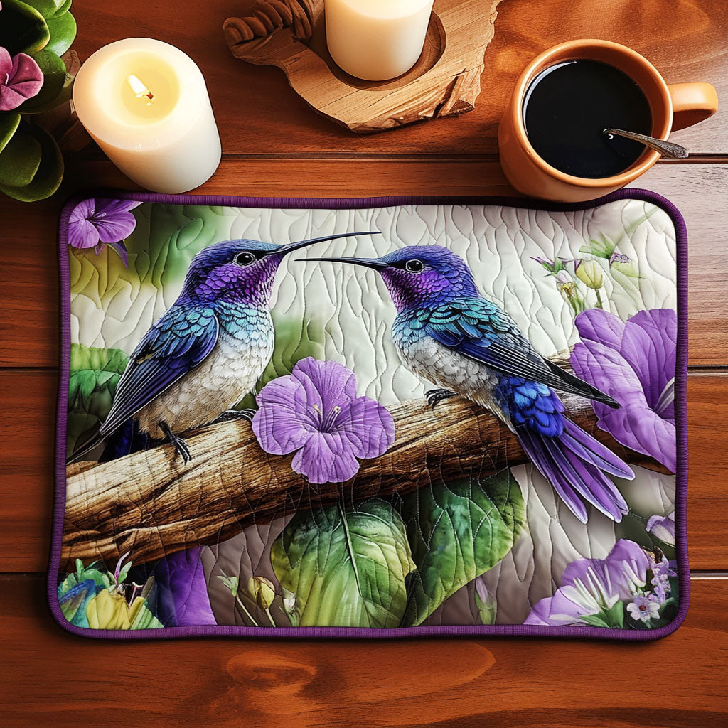 Azure Flutter Quilted Placemat Home Decor Items Gifts For Sunflower Lovers