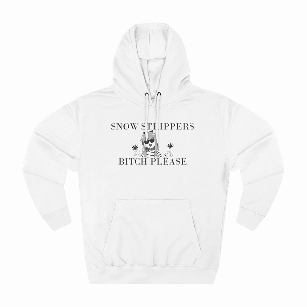 B Please Snow Strippers Hoodie Snow Strippers Hooded Sweatshirt Music Lover Gift For Her