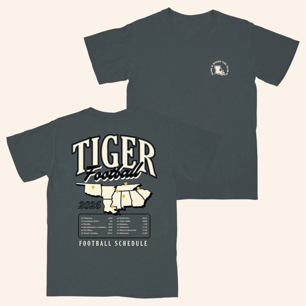 B-Unlimited Merch LSU 2025 Football Schedule Shirt Best Gifts For Football Lovers B-Unlimited Merch LSU 2025 Football Schedule Shirt Best Gifts For Football Lovers