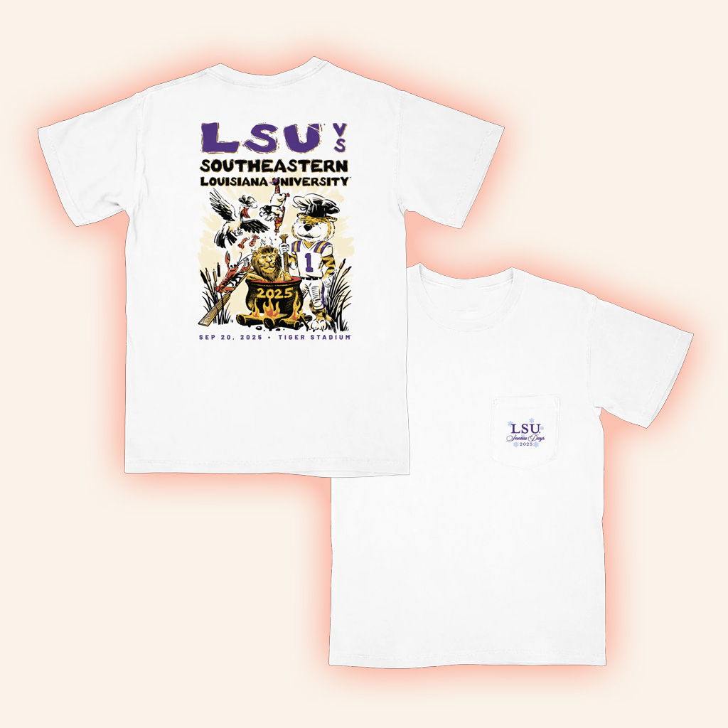 B-Unlimited Merch LSU Vs Southeastern Game Day 2025 Shirt Birthday Presents For Him