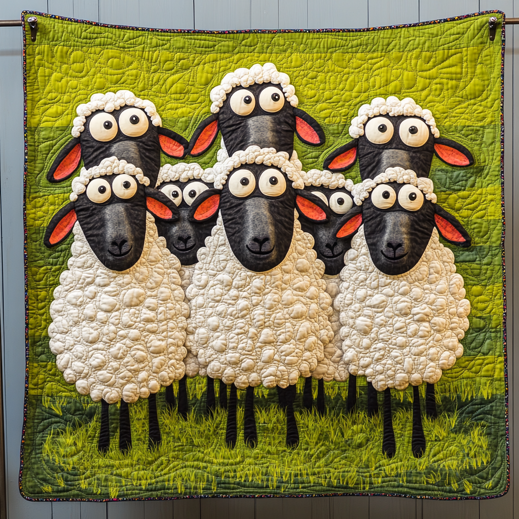 Baa Bazaar Quilted Blanket Gifts For Sheep Lovers