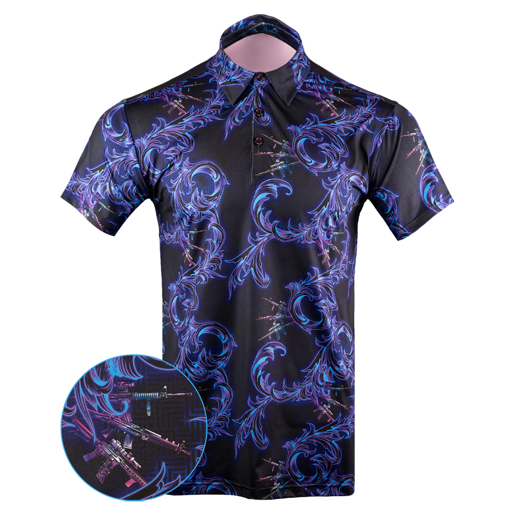 Baba Yaga Polo Shirt Gun Print Polo Shirt Christmas Gifts For Gun Lovers Baba Yaga Polo Shirt Gun Print Polo Shirt Christmas Gifts For Gun Lovers