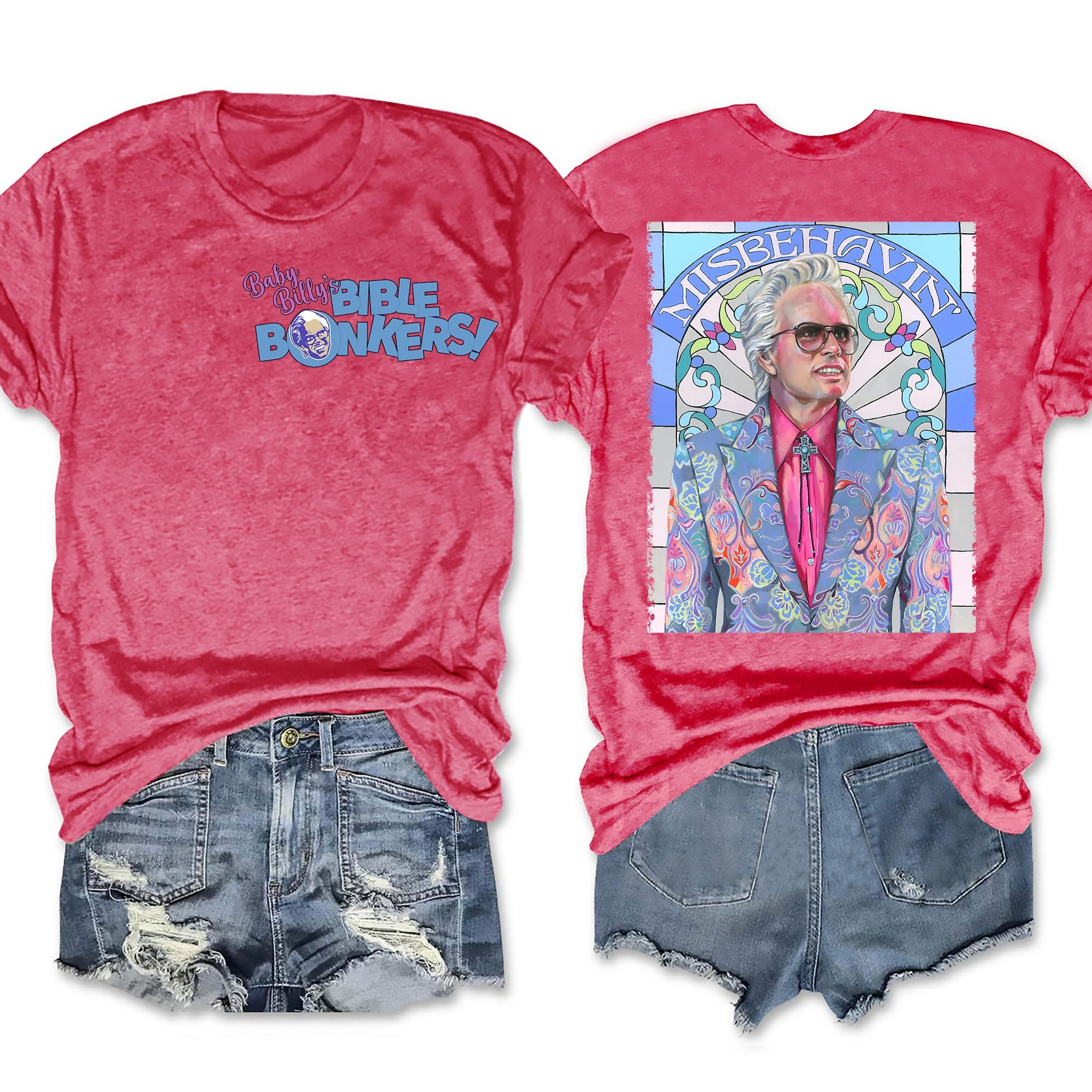 Baby Billy Misbehavin Bonkers Women's T-Shirt The Righteous Gemstones Merch Fan Gifts