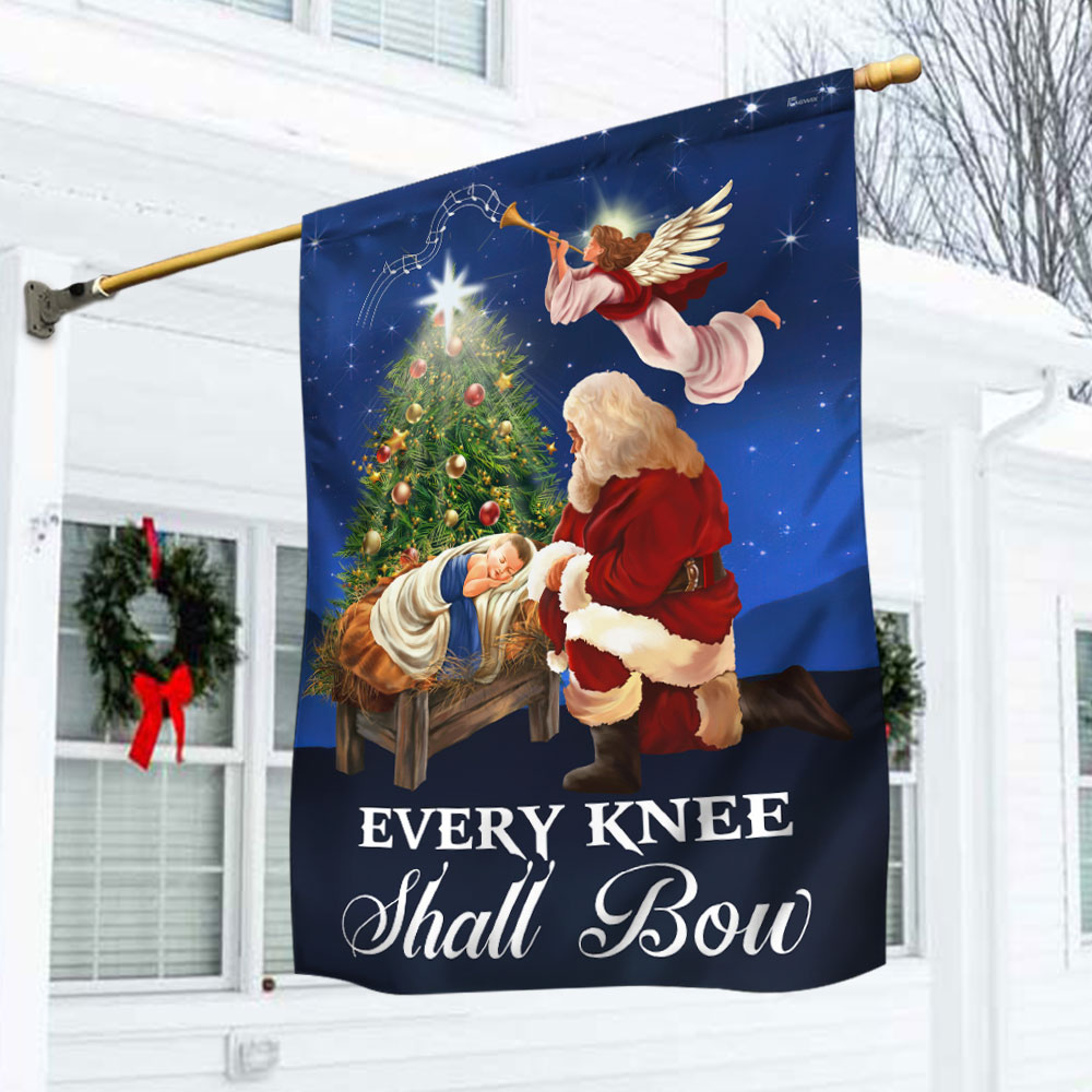 Baby Jesus Flag Every Knee Shall Bow