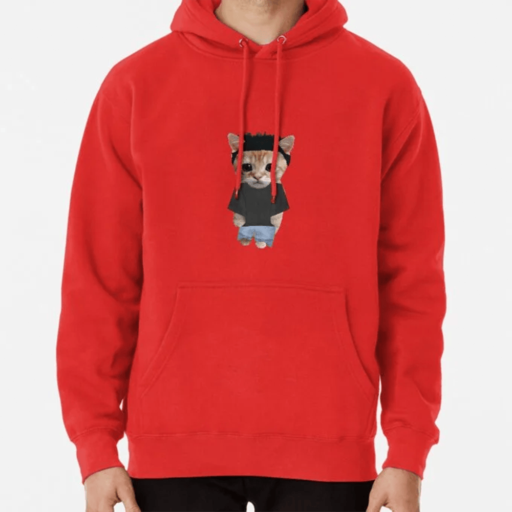 Baby Keem Cat Illustration Hoodie Baby Keem Hoodie Cool Gift For Rap Fans