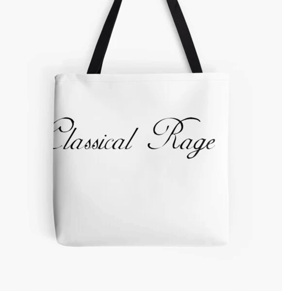 Baby Keem Classical Rage Graphic Tote Bag Baby Keem 2026 Tour Merch Fan Gift For Her
