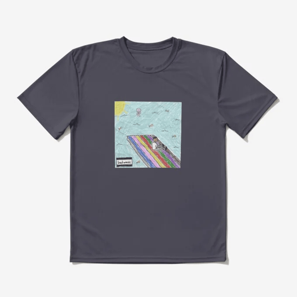 Baby Keem Crayon Drawing Portrait T-Shirt Kendrick Lamar Graphic Tee Baby Keem Fan Gift