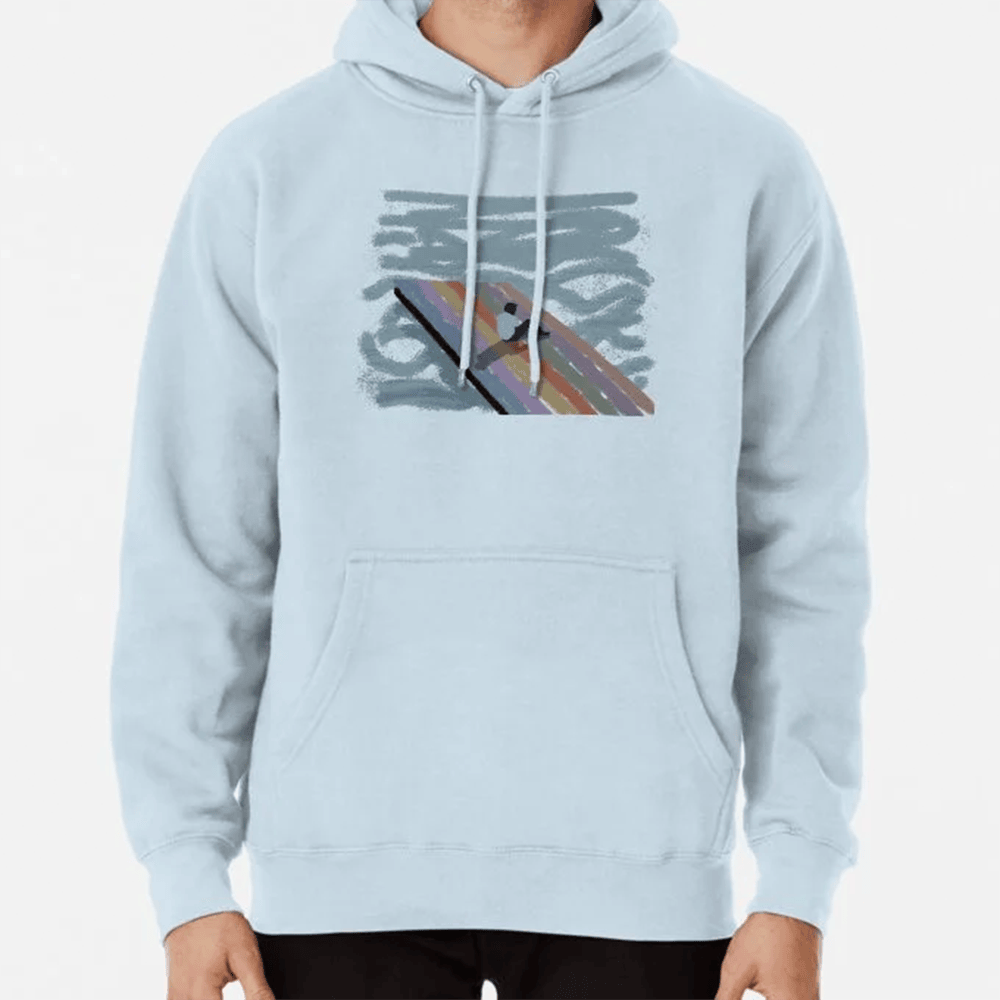 Baby Keem The Melodic Blue Brushstroke Art Hoodie Cool Gift For Hip Hop Lovers