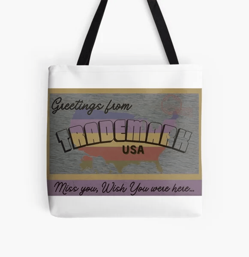 Baby Keem Trademark USA Lyrics Postcard Tote Bag Baby Keem Concert Tour 2026 Accessories