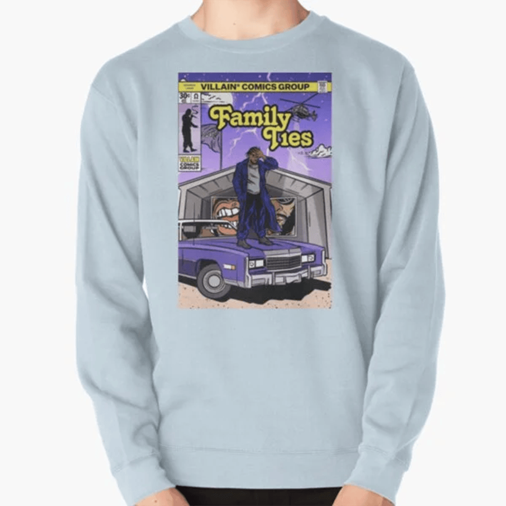 Baby Keem x Kendrick Lamar Collaboration Logo Sweatshirt Baby Keem Apparel Rap Music Fan Gift