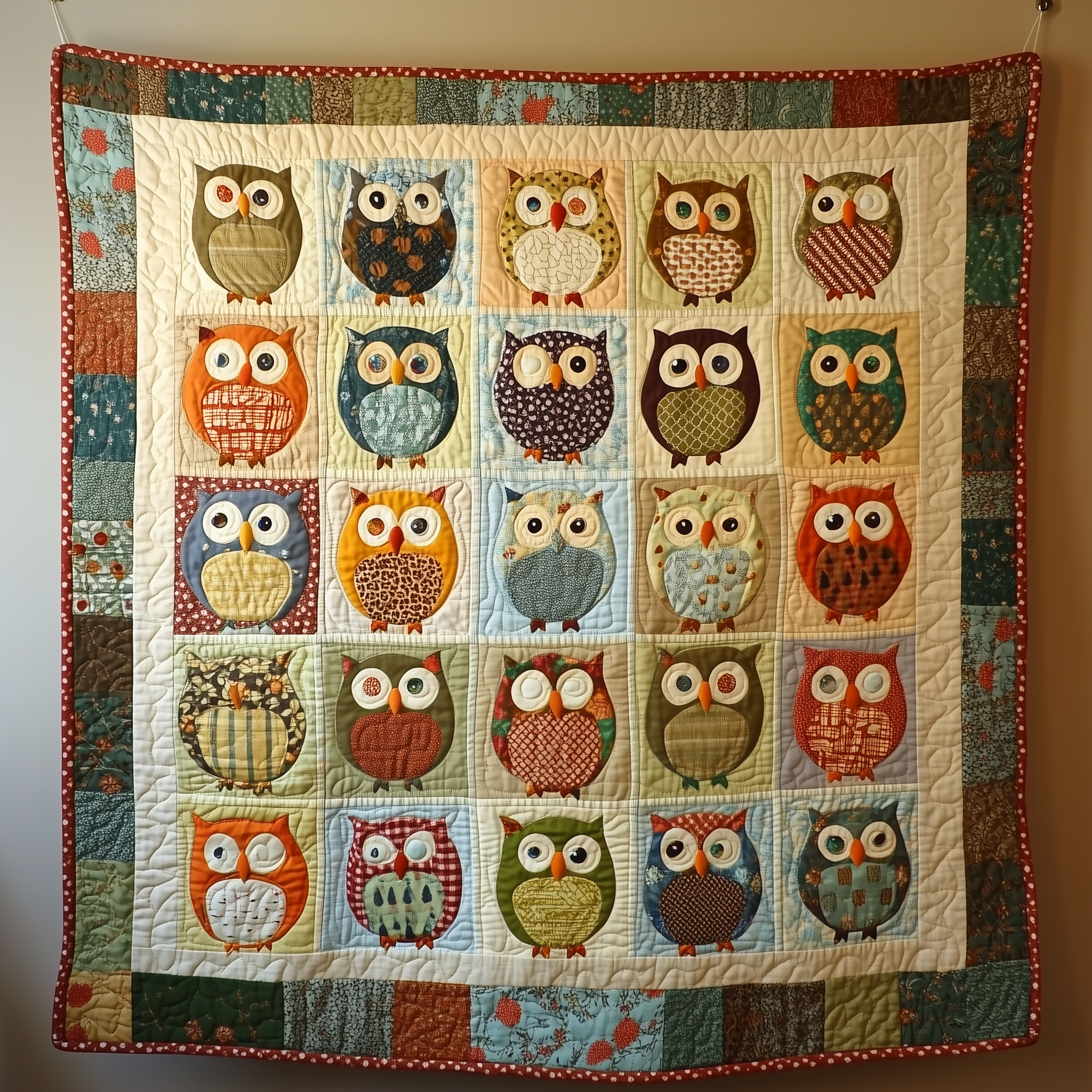 Baby Owls Cute Bird Wildlife Quilted Blanket Toddler Nursery Gifts With Owls On Them