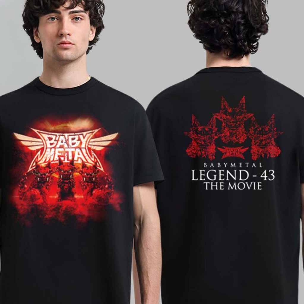 Babymetal Legend 43 The Movie T-Shirt BABYMETAL Merch Gifts For Band Fans Babymetal Legend 43 The Movie T-Shirt BABYMETAL Merch Gifts For Band Fans