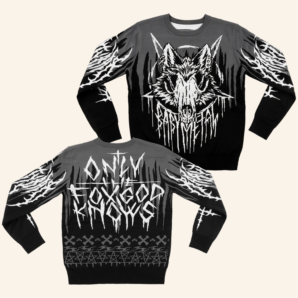 Babymetal Merch Fox God Sweatshirt Gift Ideas For Music Lovers