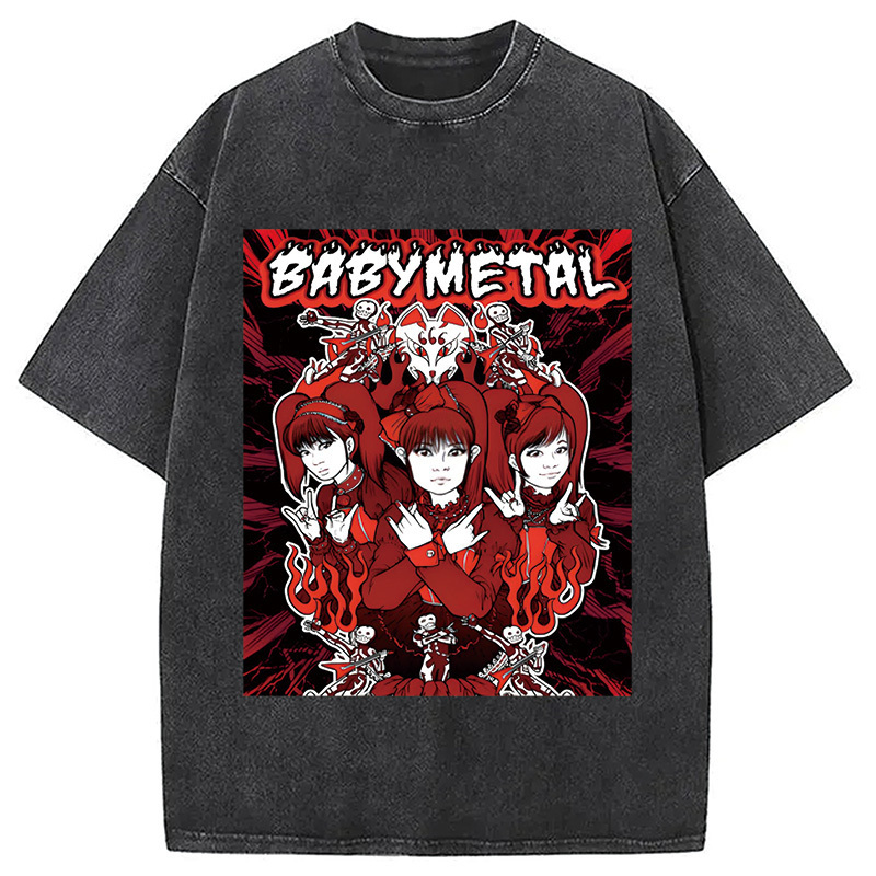 Babymetal Retro Washed T-Shirt Retro Humor Outfit Idea Gifts For Sister Babymetal Retro Washed T-Shirt Retro Humor Outfit Idea Gifts For Sister