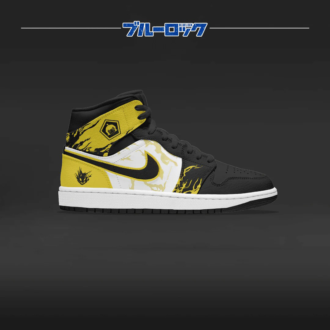 Bachira Blue Lock Anime Air Jordan High Top Shoes Gifts For My Boyfriend