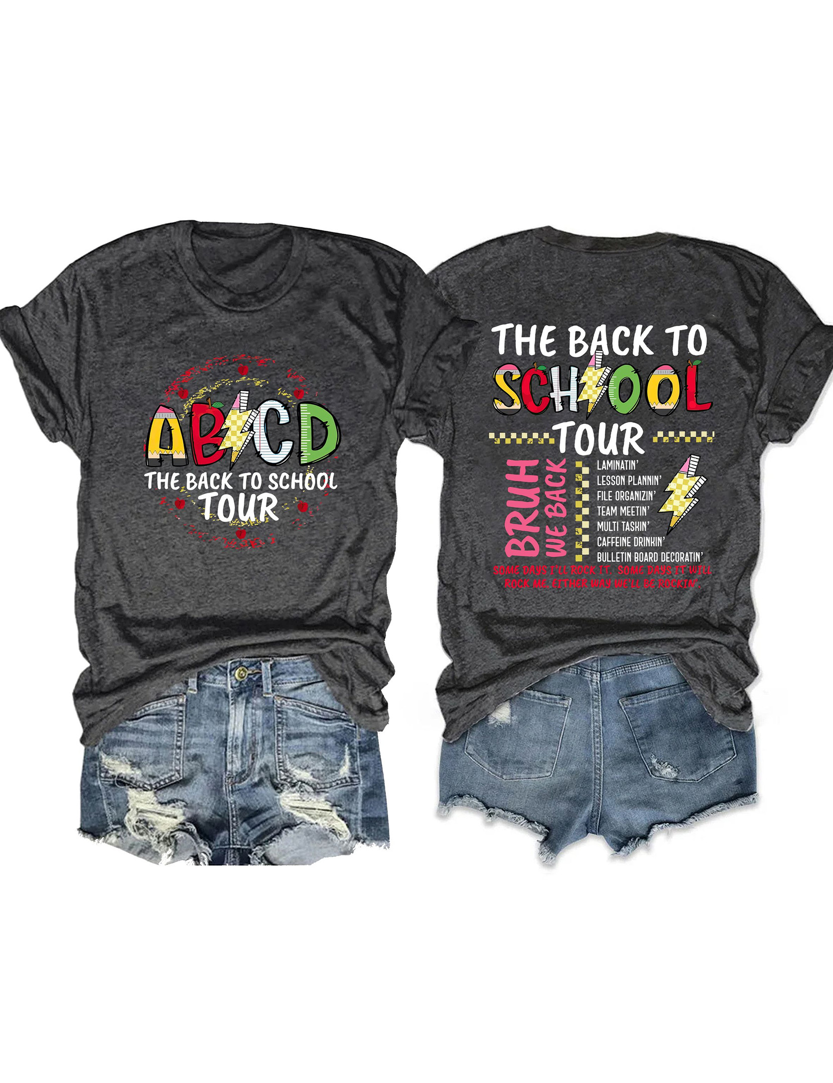 Back To School T-Shirt Humorous Style Funny Apparel Presents For Mother