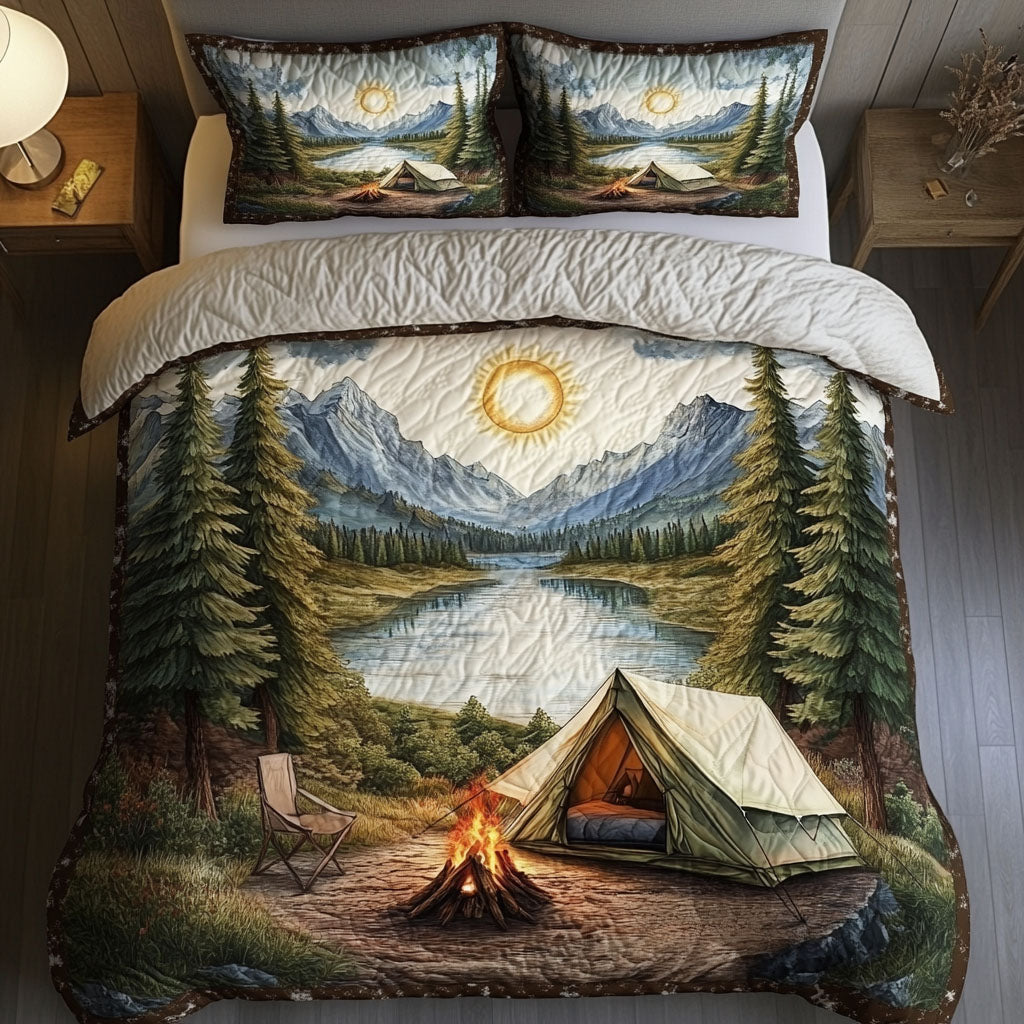 Backcountry Bliss Quilted Bedding Set Best Bedspread Set Camping Gifts For Him Her