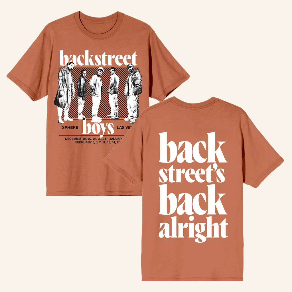 Backstreet Boys Merch Backstreet's Back Alright T-Shirt Gift Ideas For Husband Backstreet Boys Merch Backstreet's Back Alright T-Shirt Gift Ideas For Husband