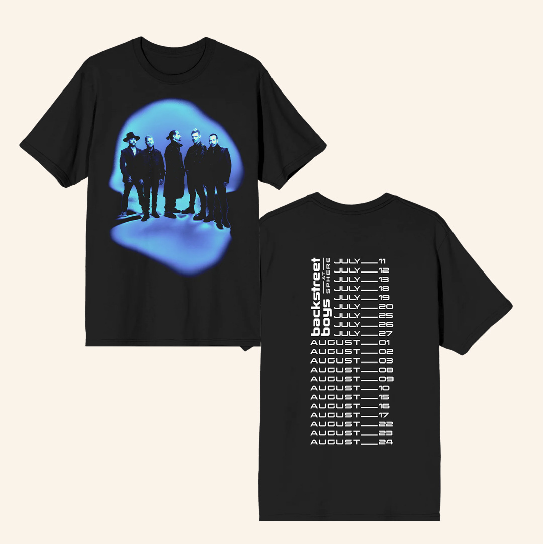 Backstreet Boys Merch Black Denim Glow Photo T-Shirt Christmas Present For Husband Backstreet Boys Merch Black Denim Glow Photo T-Shirt Christmas Present For Husband