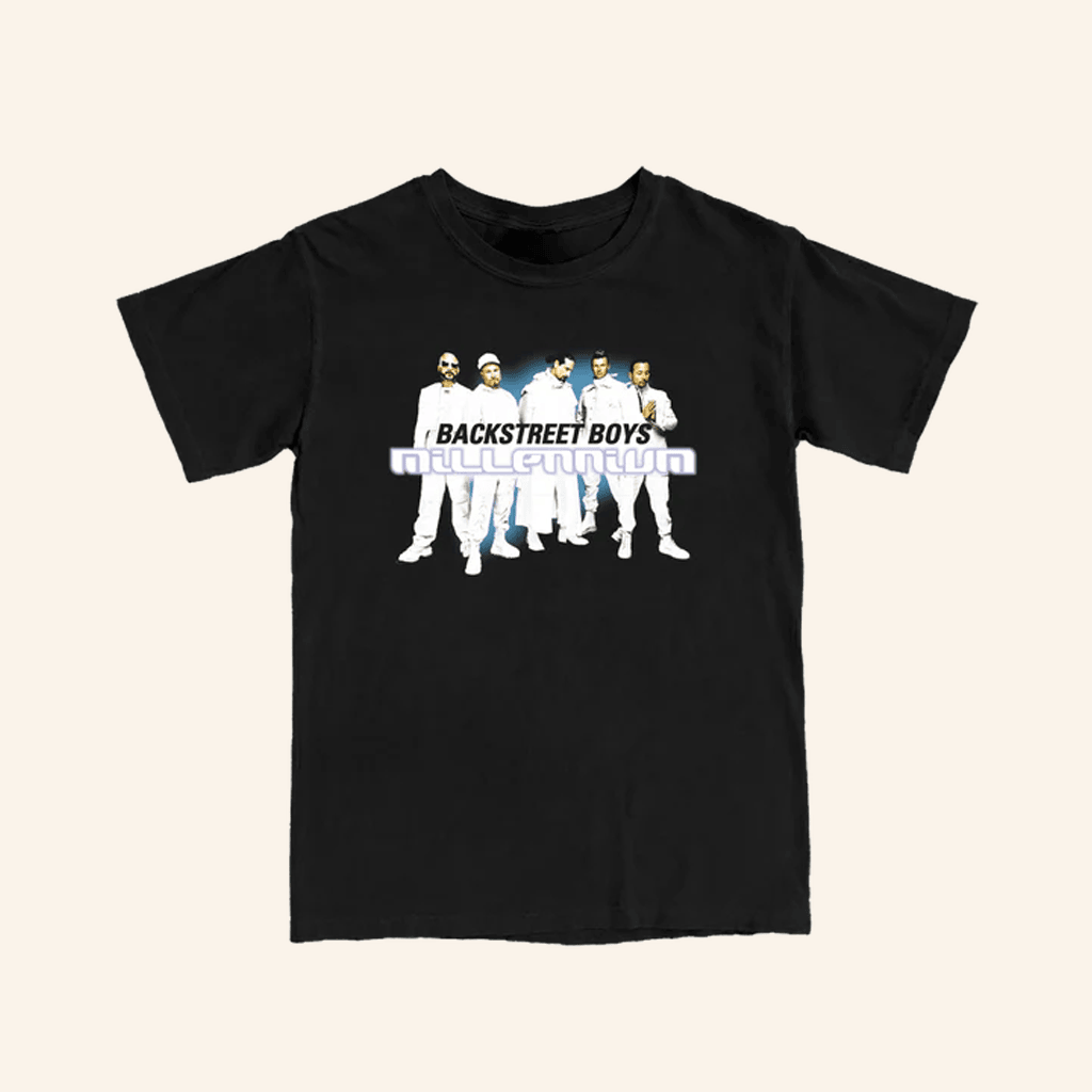 Backstreet Boys Merch Millennium Black T-Shirt Gifts For Friends
