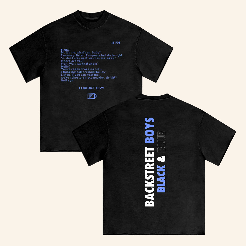 Backstreet Boys Merch The Call Lyric T-Shirt Christmas Gift Ideas For Fans