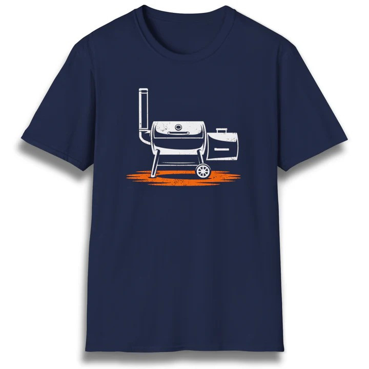 Backyard Smoker T Shirt Funny Barbecue Pit Boss Cookout Graphic Tees Best Gift For Dad