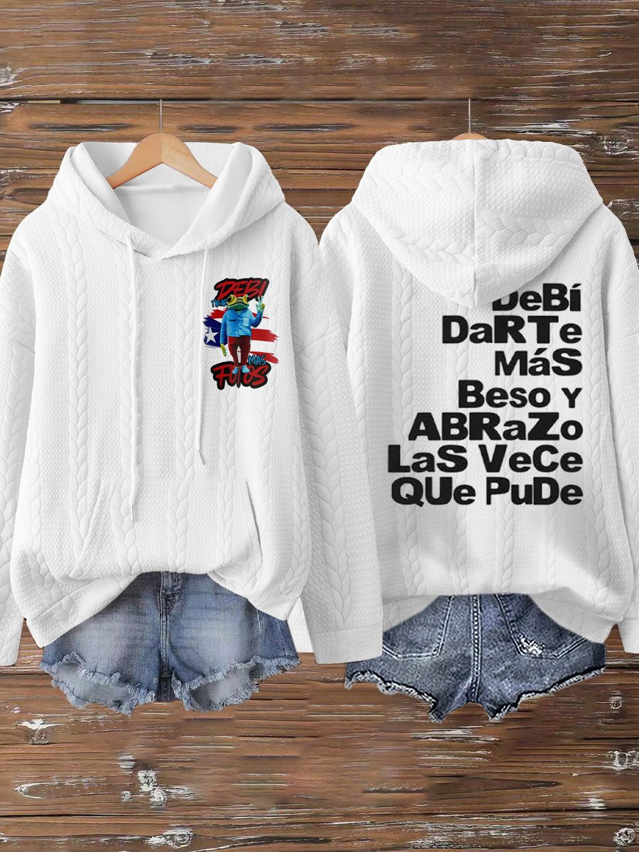 Bad Bunny 2026 Tour Merch Dtmf Album Hooded Sweatshirt Bad Bunny Lover Present Ideas