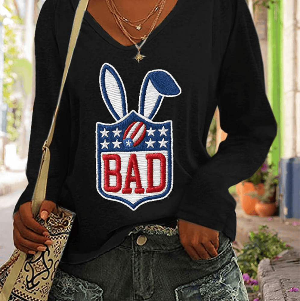 Bad Bunny Benito Bowl V-Neck Long Sleeve Shirt Bad Bunny Concert Merch Cool Present For Her