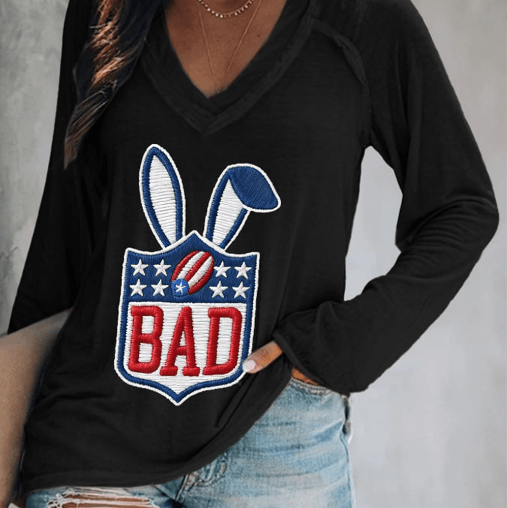 Bad Bunny Benito Bowl V-Neck Long Sleeve Shirt Bad Bunny Concert Merch Cool Present For Her