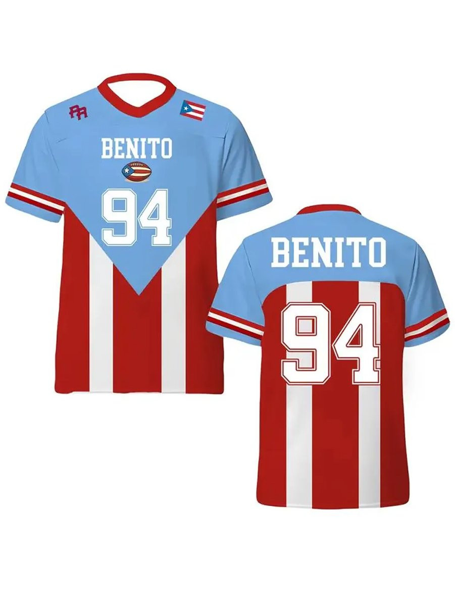 Bad Bunny Concert Merch Benito Bowl 94 Jersey Perfect Gifts For Football Lovers