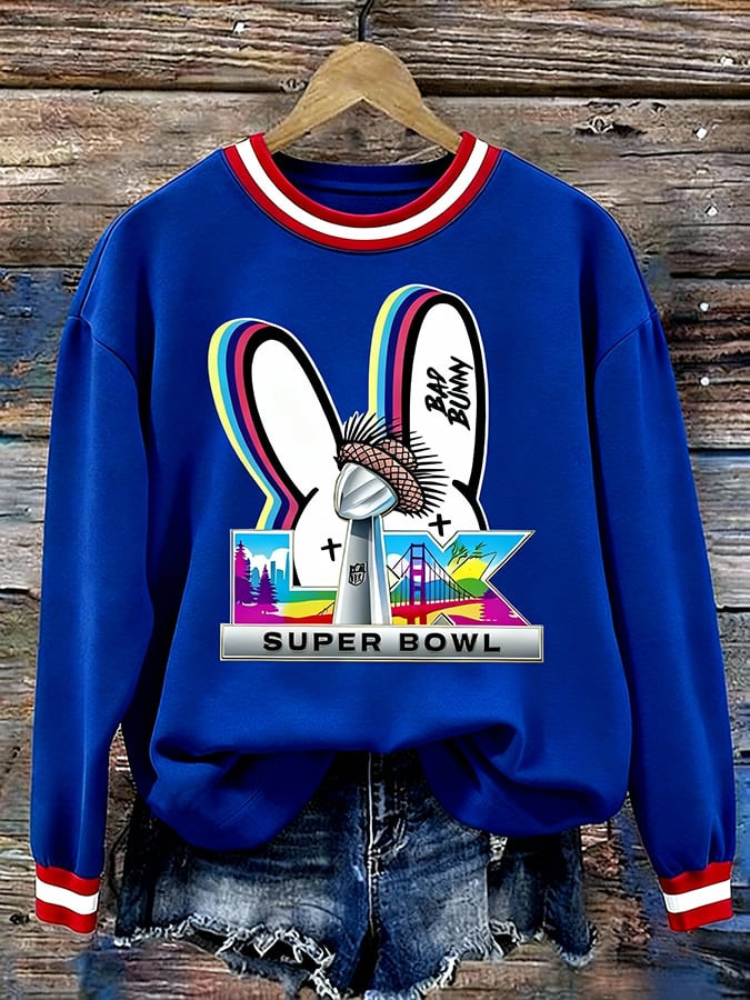 Bad Bunny Concert Merch Super Bowl LX Sweatshirt Bad Bunny Lover Gift Ideas