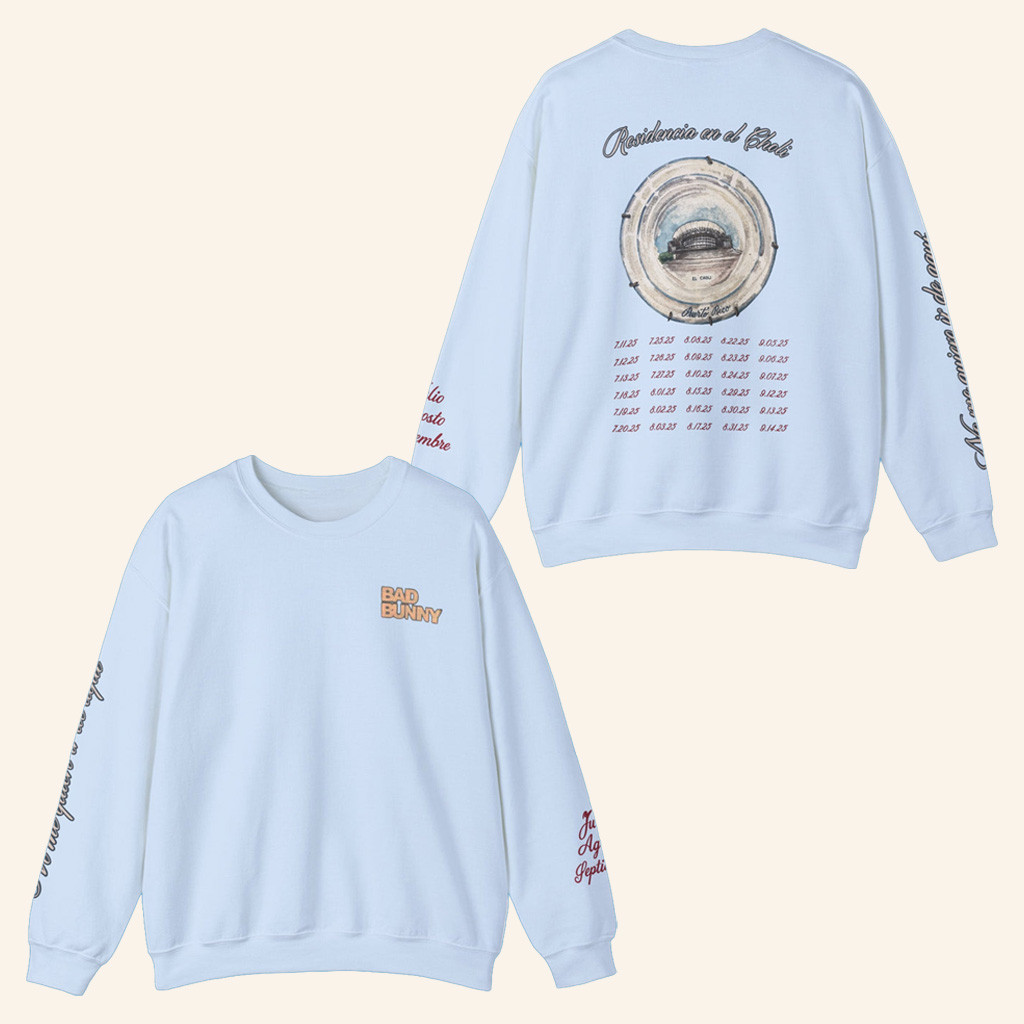 Bad Bunny DTMF Merch Residencia El Choli Long Sleeve Shirt Christmas Gift For Brother Bad Bunny DTMF Merch Residencia El Choli Long Sleeve Shirt Christmas Gift For Brother