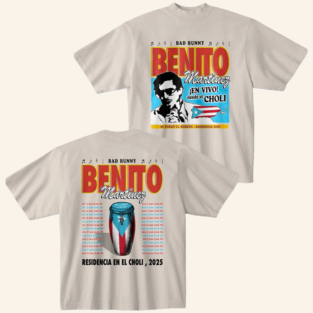 Bad Bunny DTMF Merch Residencia Salsa T-Shirt Birthday Gift For Her Bad Bunny DTMF Merch Residencia Salsa T-Shirt Birthday Gift For Her