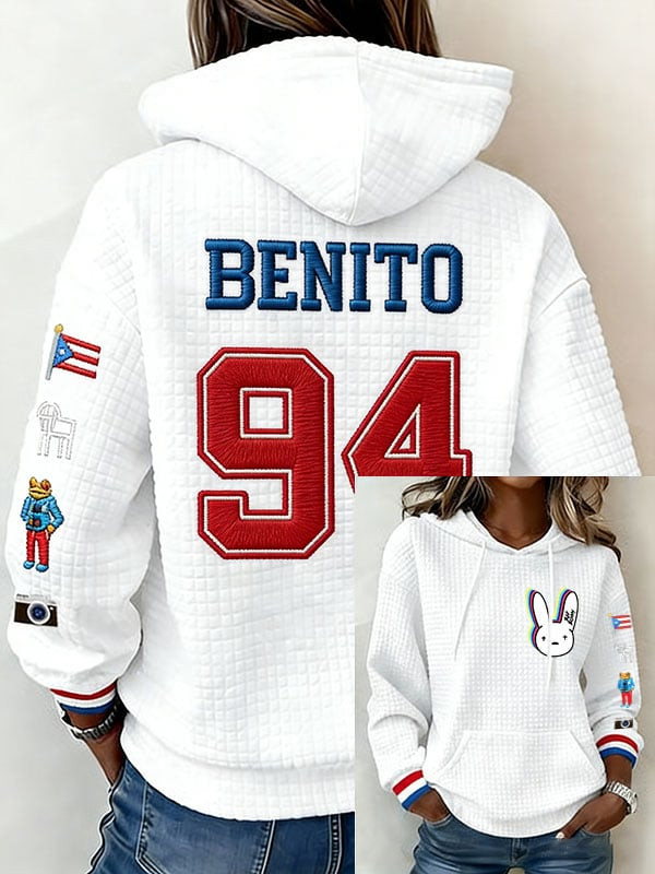 Bad Bunny Frog Merch Benito Bowl 94 Hoodie Bad Bunny Puerto Rico Clothing Line