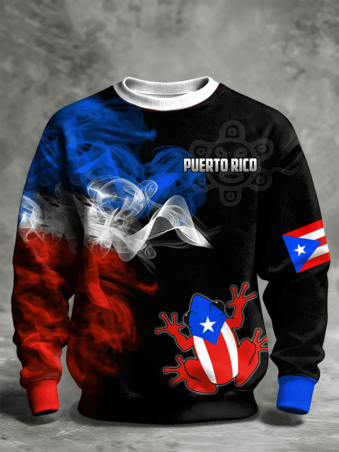 Bad Bunny Frog Merch Puerto Rico Sweatshirt Unique Gifts For Football Players