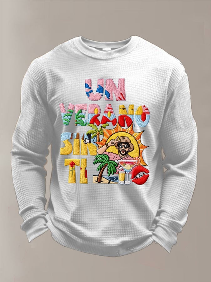 Bad Bunny Graphic Long Sleeve Shirt Bad Bunny Concert Merchandise Funny Gifts For Him