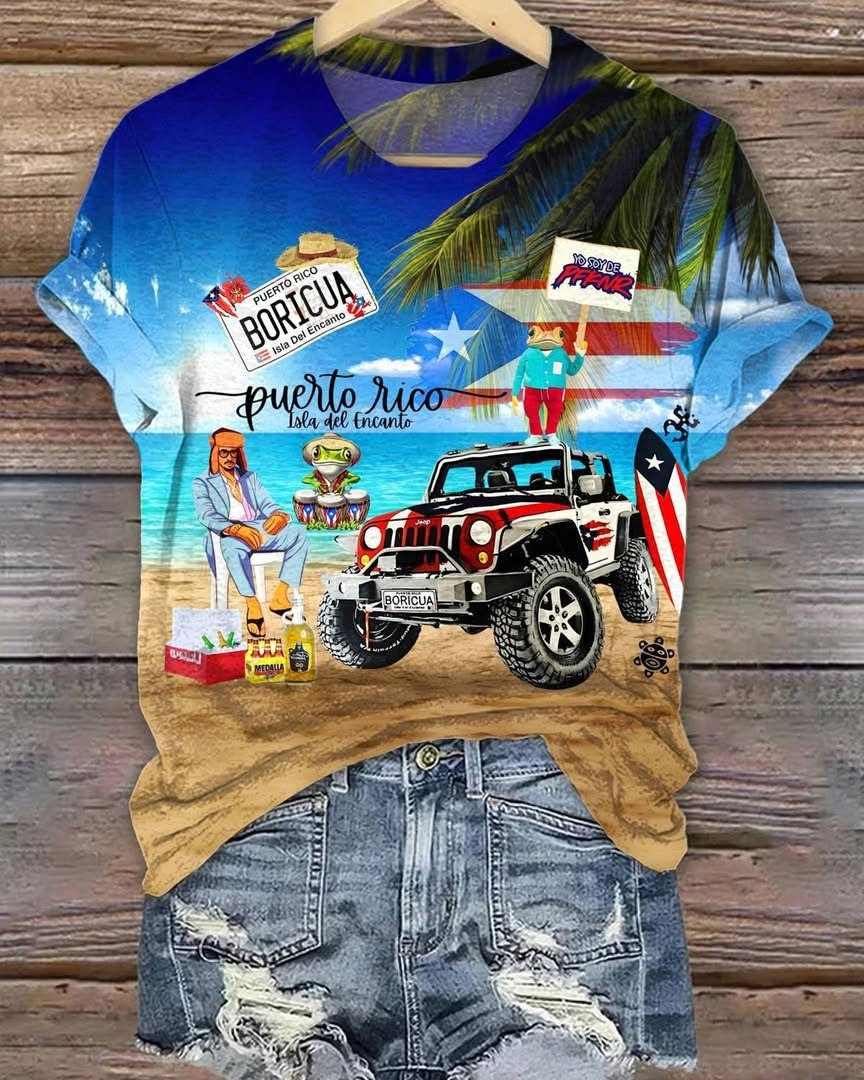 Bad Bunny Jeep Yo Soy De Pfknr Puerto Rico T-Shirt Bad Bunny Merch Fan Gift Ideas