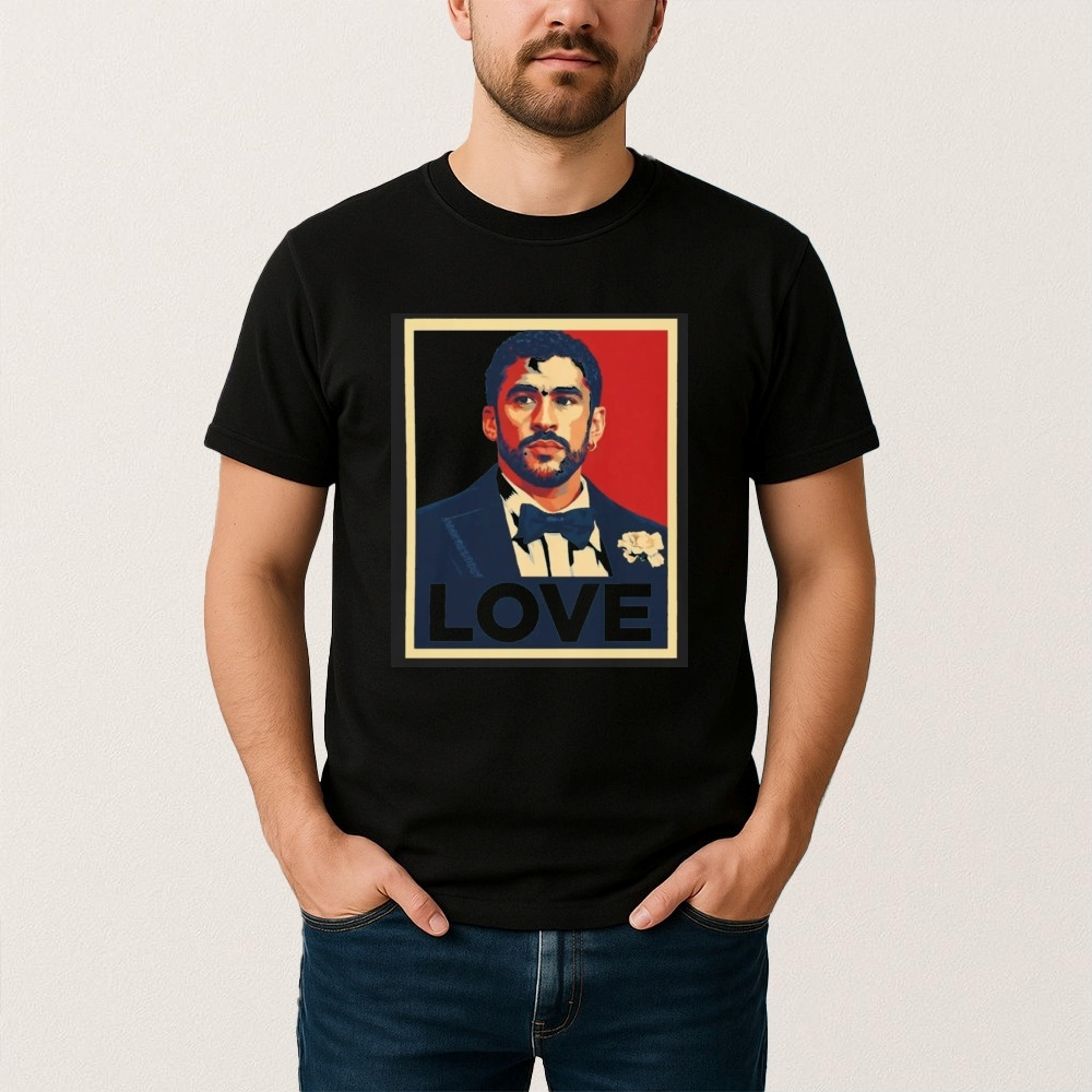 Bad Bunny Love Graphic T-Shirt Bad Bunny Clothes Unique Gift For Music Lover