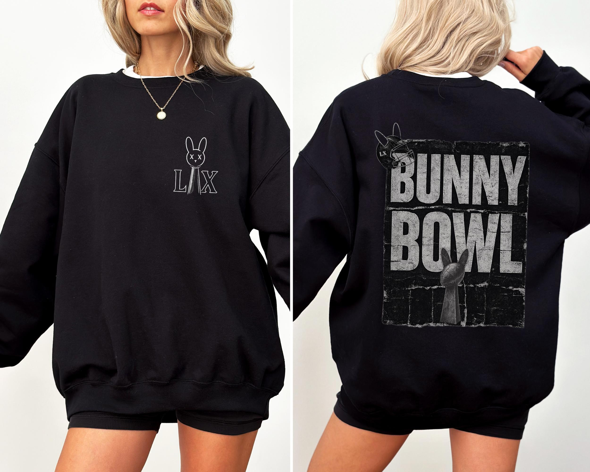 Bad Bunny Merch Bad Bunny Super Bowl Sweatshirt Halftime Show Clothing Gifts For Her