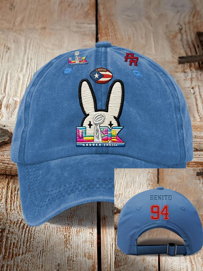 Bad Bunny Merch Benito Bowl 94 Hat Puerto Rico Hat Super Bowl Gift Ideas