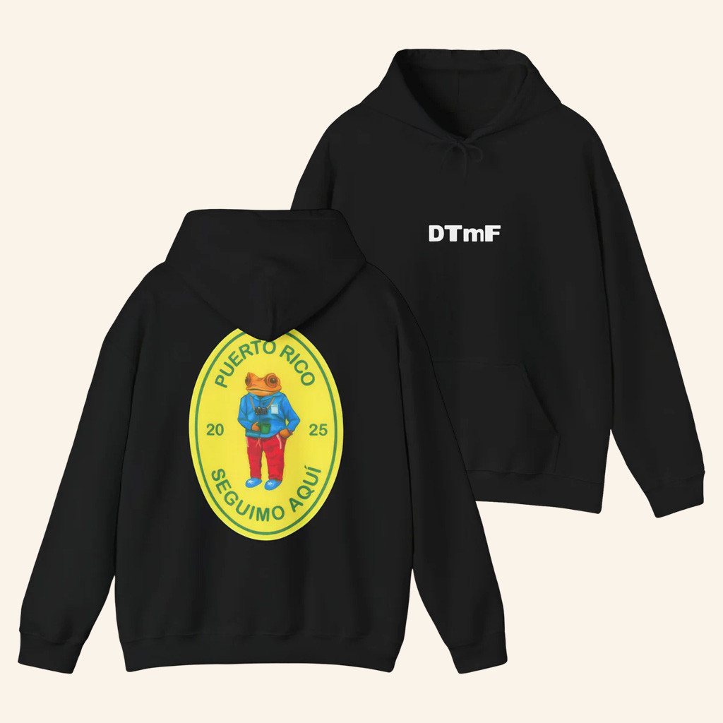 Bad Bunny Merch Black Concho Hoodie DTMF Merch Christmas Gifts For Boyfriend Bad Bunny Merch Black Concho Hoodie DTMF Merch Christmas Gifts For Boyfriend