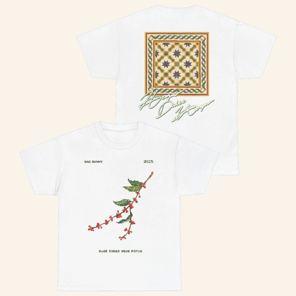 Bad Bunny Merch Coffee Branch T-Shirt DTMF Merch Birthday Gift For Husband Bad Bunny Merch Coffee Branch T-Shirt DTMF Merch Birthday Gift For Husband