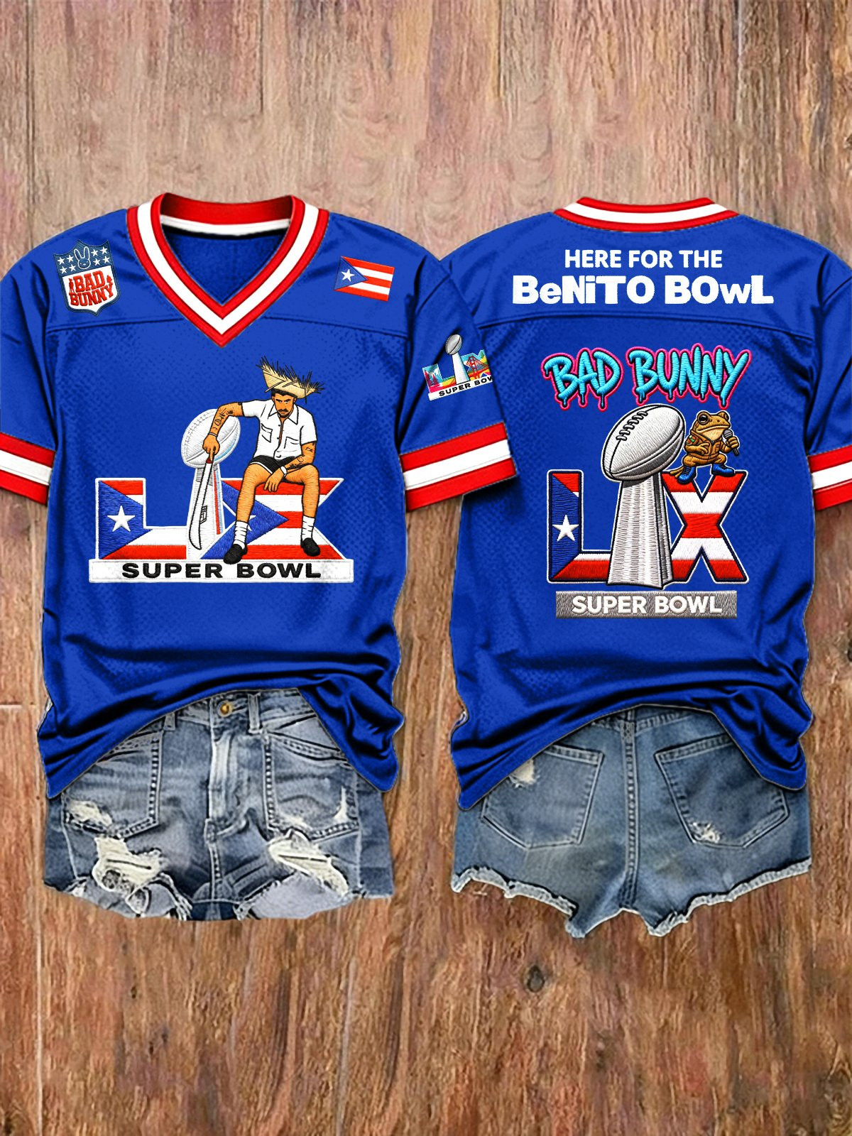 Bad Bunny Merch Here For The Benito Bowl Jersey Shirt Bad Bunny Presents For Music Lovers