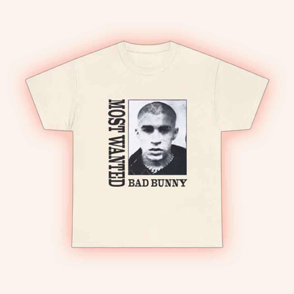 Bad Bunny Merch Most Wanted Tour Dates T-Shirt Christmas Gifts For Friends Bad Bunny Merch Most Wanted Tour Dates T-Shirt Christmas Gifts For Friends