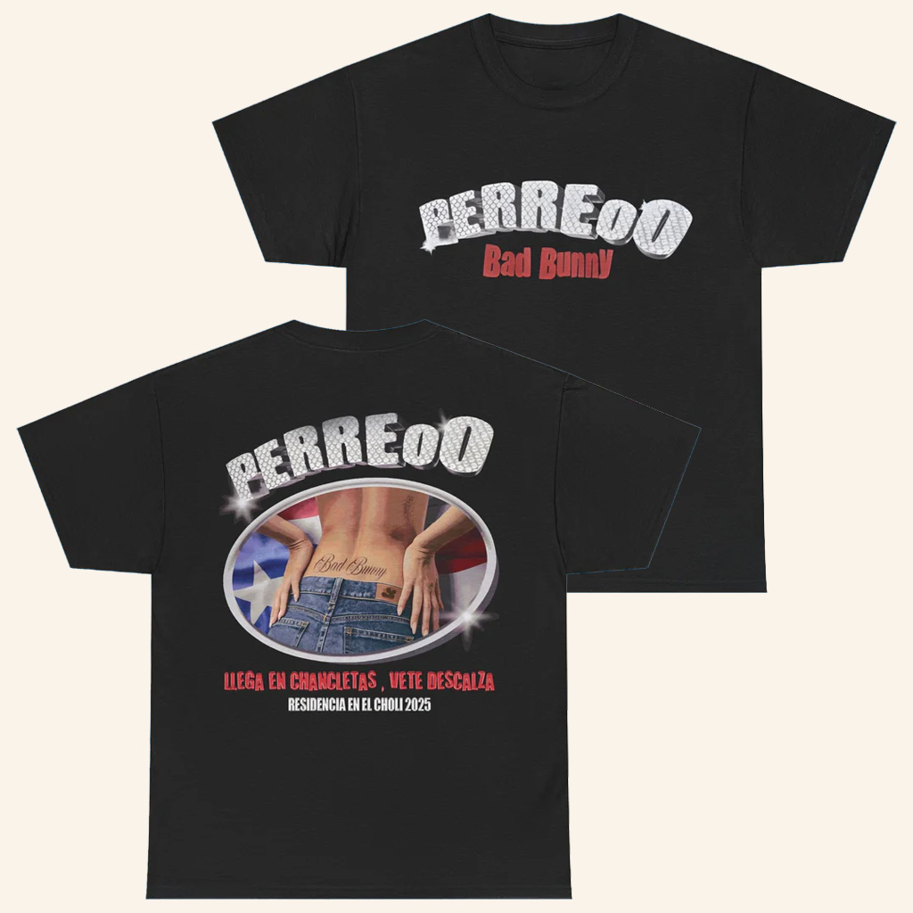 Bad Bunny Merch Residencia El Choli Exclusive Perreoo T-Shirt DTMF Merch Gifts For Fans Bad Bunny Merch Residencia El Choli Exclusive Perreoo T-Shirt DTMF Merch Gifts For Fans