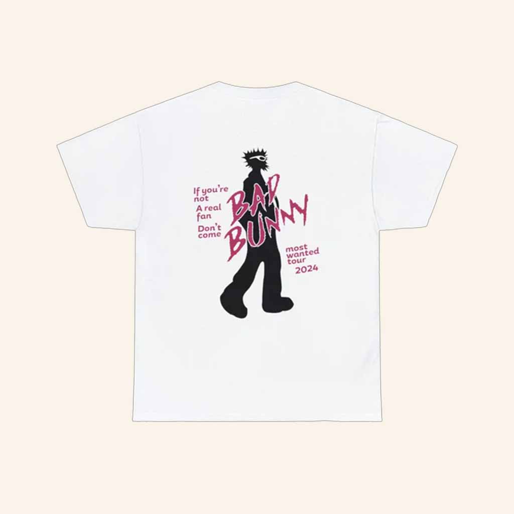 Bad Bunny Merch Signature Real Fan Shirt White Christmas Presents For Boyfriend Bad Bunny Merch Signature Real Fan Shirt White Christmas Presents For Boyfriend