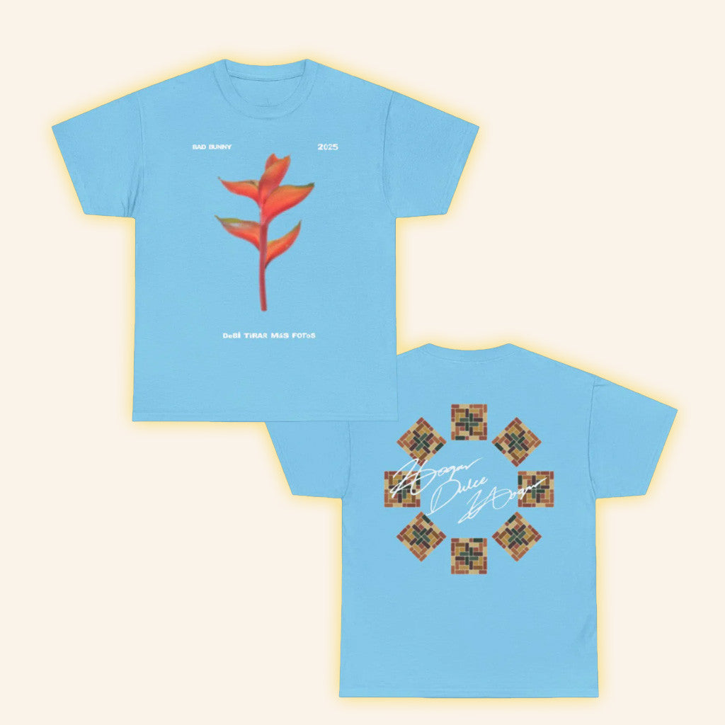 Bad Bunny Merchandise DTMF Merch Heliconia T-Shirt Gifts For Wife Bad Bunny Merchandise DTMF Merch Heliconia T-Shirt Gifts For Wife