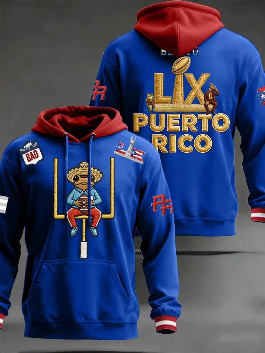 Bad Bunny Music Lover Hoodie Unisex Fun Print Fan Gear Best Gift For Fans