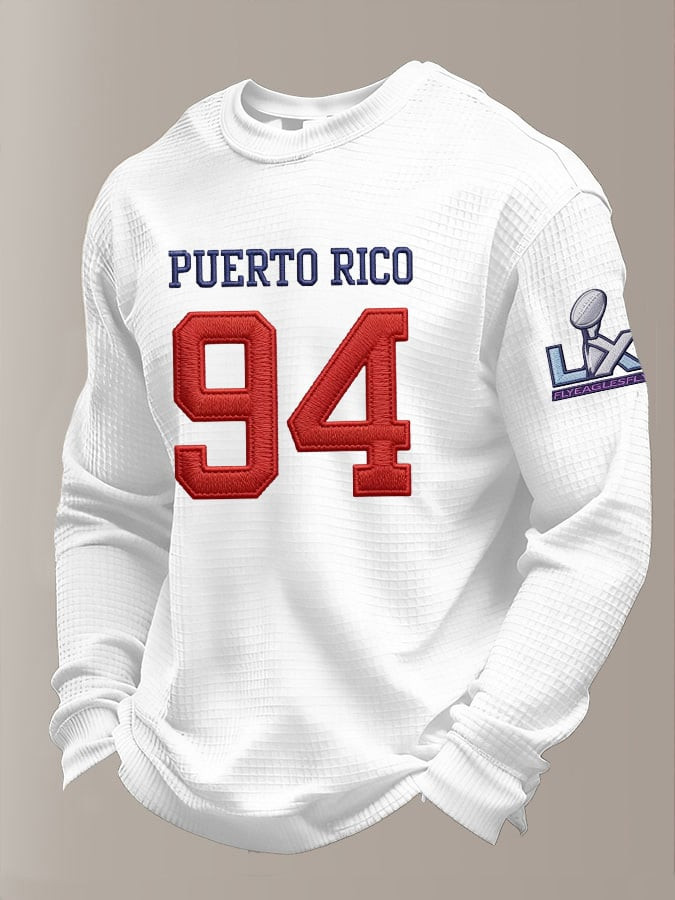 Bad Bunny Puerto Rico 94 Long Sleeve Shirt Best Presents For Football Lovers